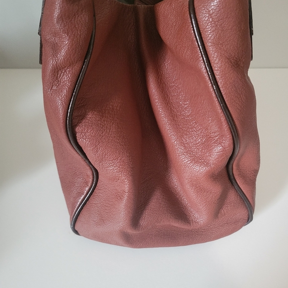 Kate Spade vintage brown leather and patent leather bag - Picture 7 of 11